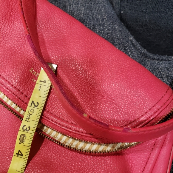 Kate Spade Pink Pebble Leather Shoulder Bag So many pockets! - Picture 3 of 9